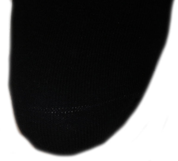 10 Paar Sneaker Socken in schwarz und weiß einfarbig