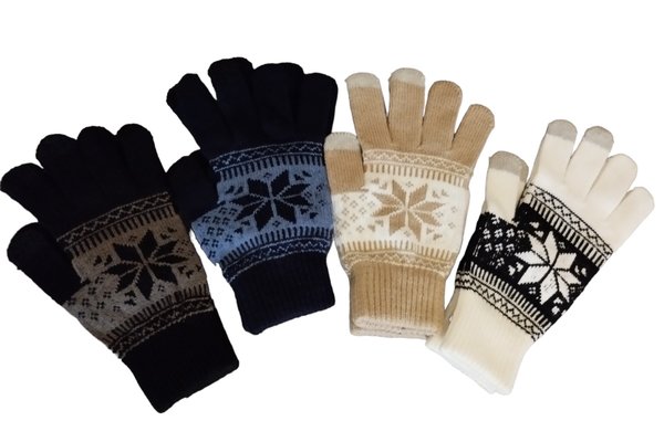 Handschuhe fürs Handy Smartphone Norweger Style