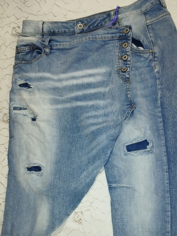 Jeans Hose im Baggy Style mit Latz  SALE